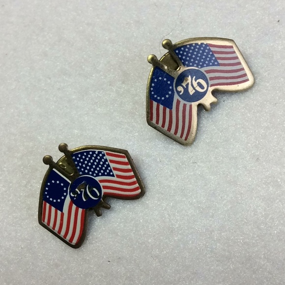 FINAL SALE PRICE Cuff Links & Four Pins - Picture 3 of 6